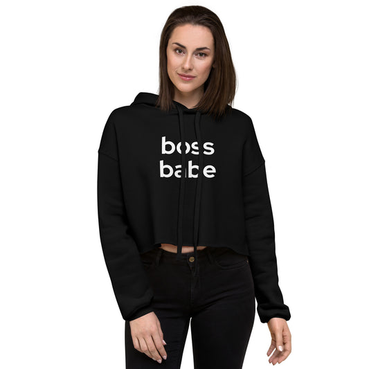 Boss Babe Crop Hoodie