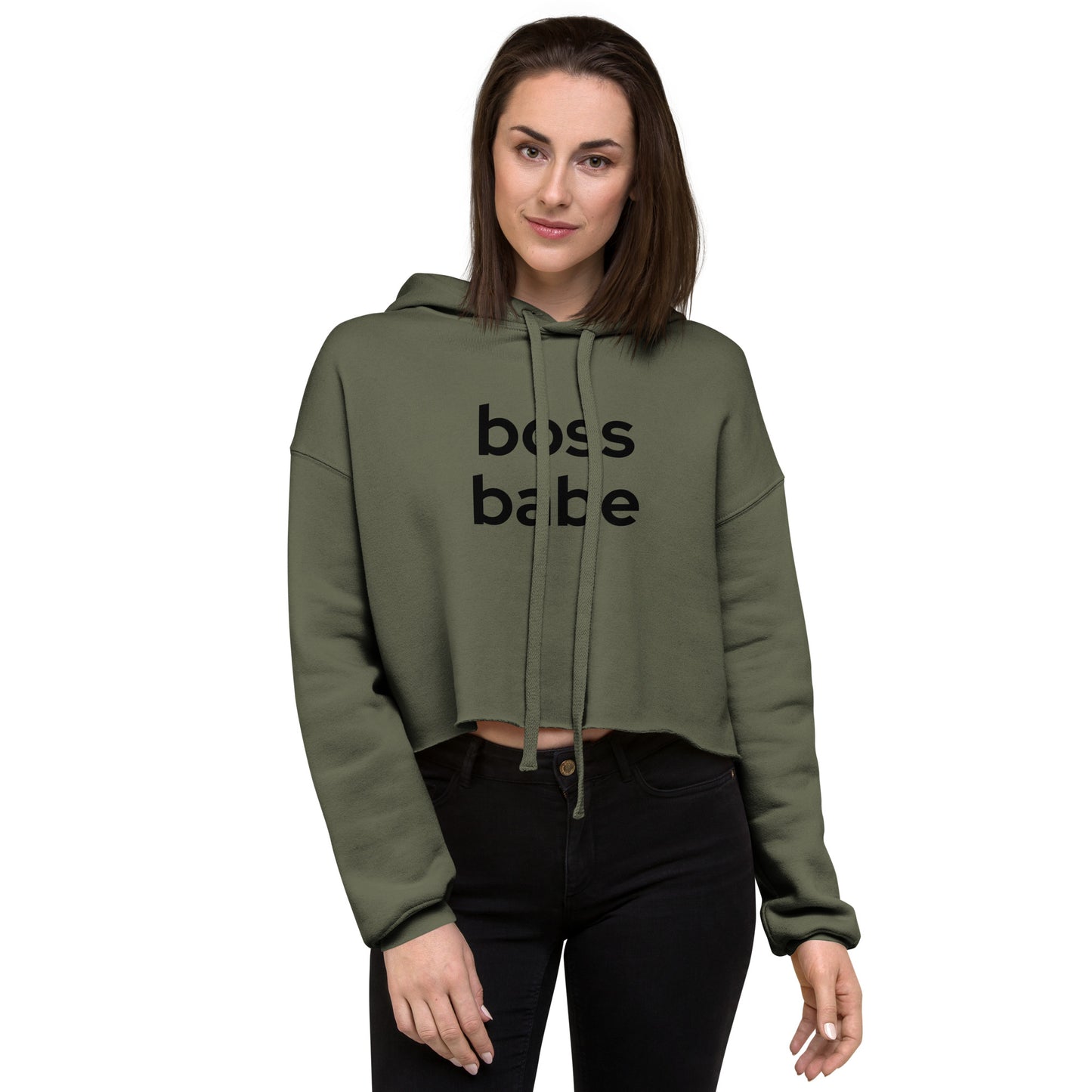 Boss Babe Crop Hoodie