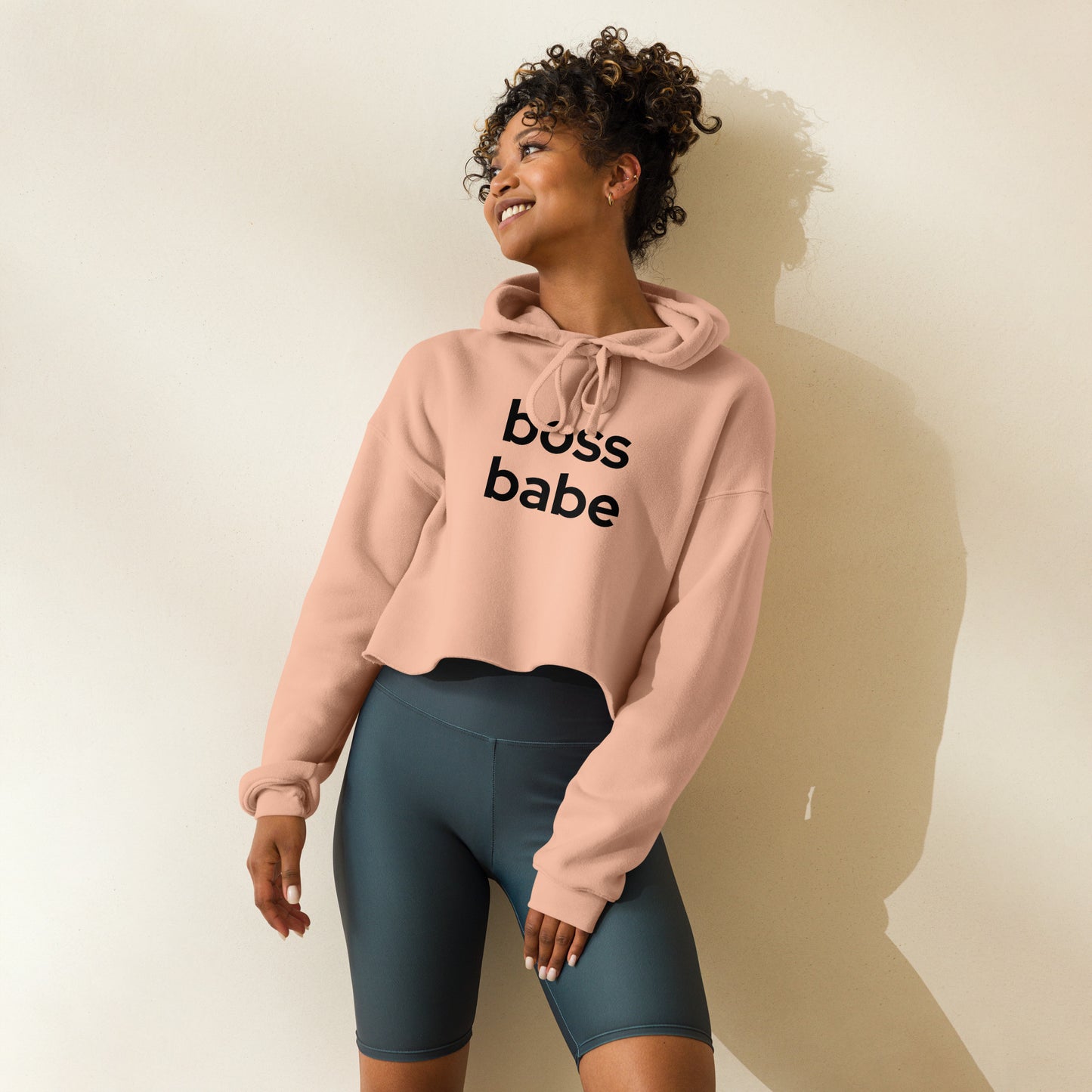 Boss Babe Crop Hoodie