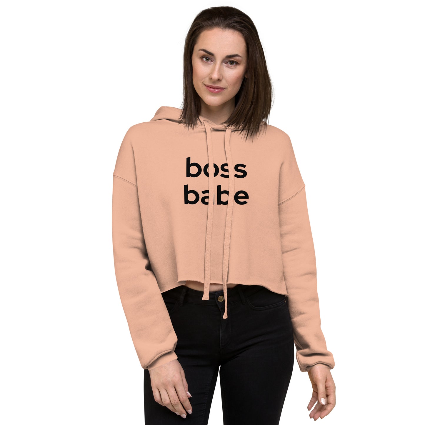 Boss Babe Crop Hoodie