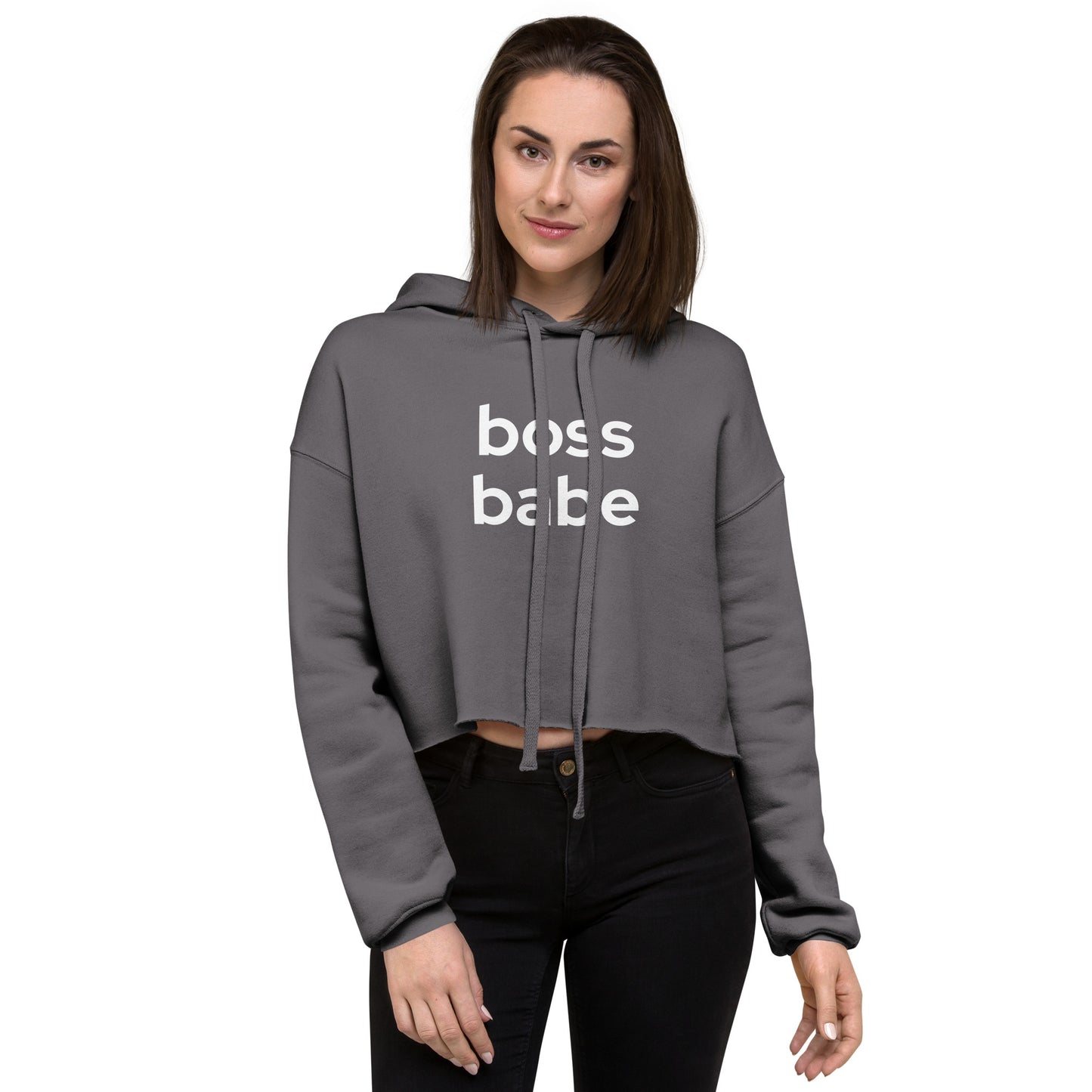 Boss Babe Crop Hoodie